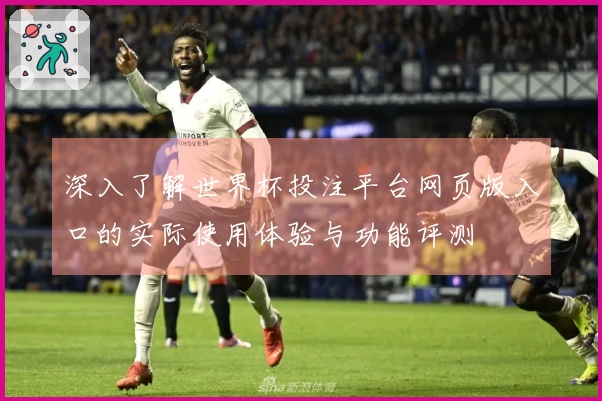 深入了解世界杯投注平台网页版入口的实际使用体验与功能评测